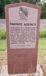 Pawnee Historical Markers
