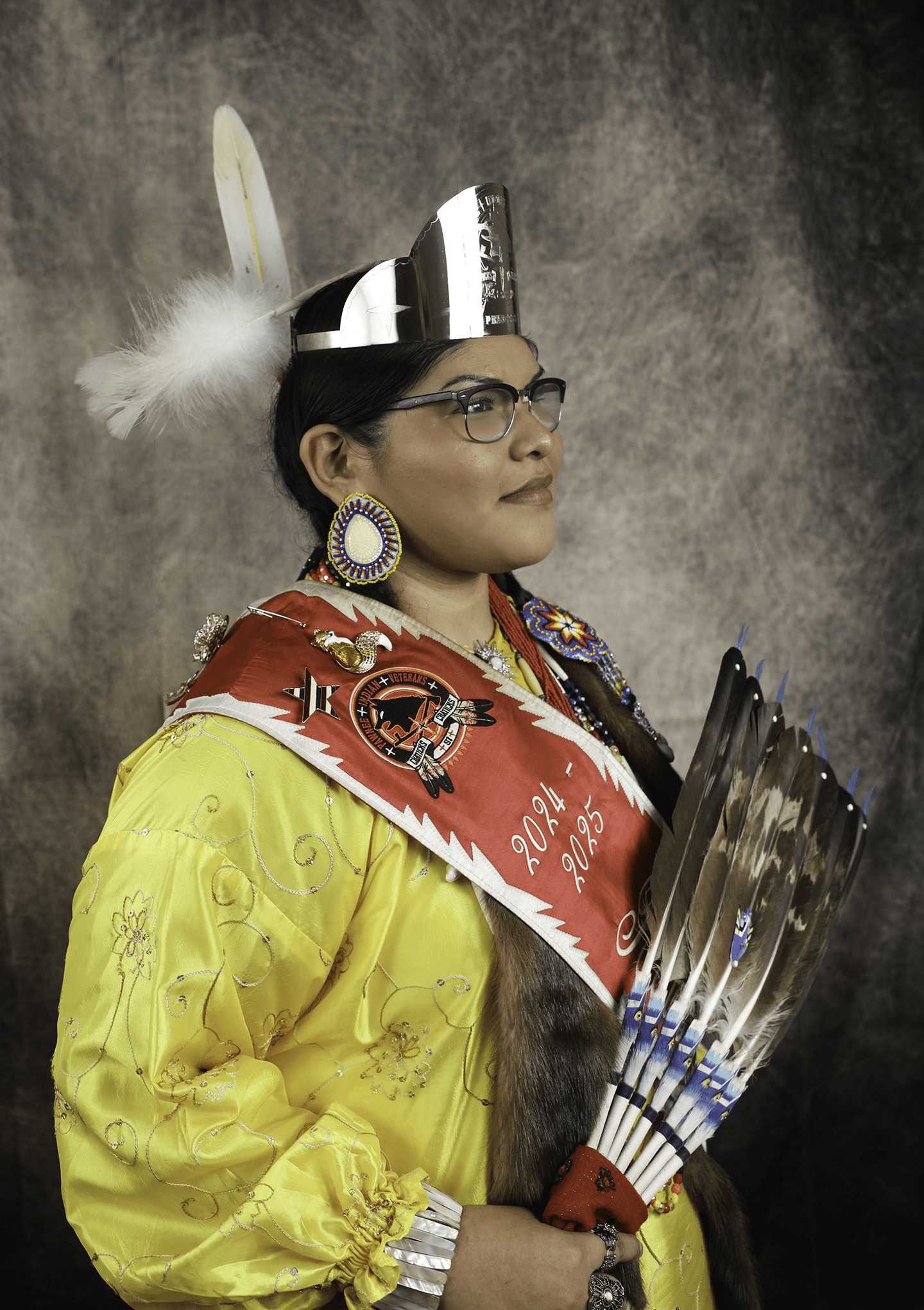 Isabelle Leading Fox, 2025 Pawnee Veterans Princess 