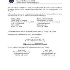 PNBP RFP Solicitation