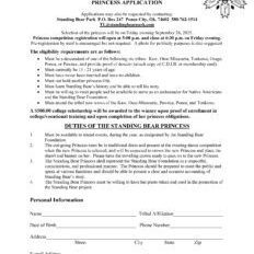 Pow Wow 2025 - Princess Application