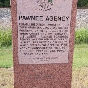 Pawnee Historical Markers